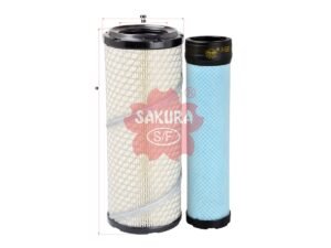 Filtro de aire SAKURA A5570S para JOHN DEERE, SHANDONG CARTER y SUNWARD