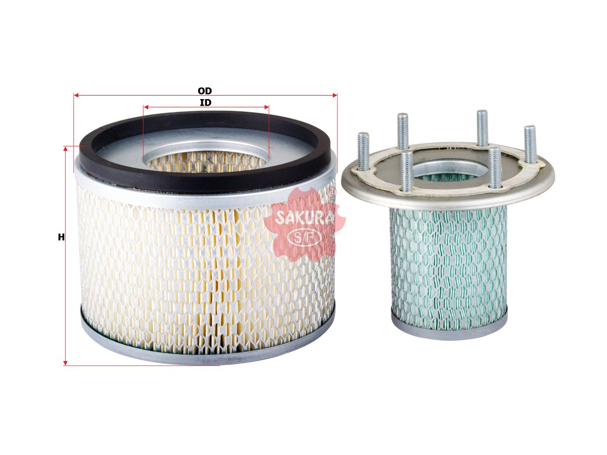 A5578S Filtro de aire SAKURA A5578S para CATERPILLAR y TOWMOTOR