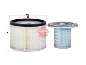 Filtro de aire SAKURA A5579S para CATERPILLAR y TOWMOTOR