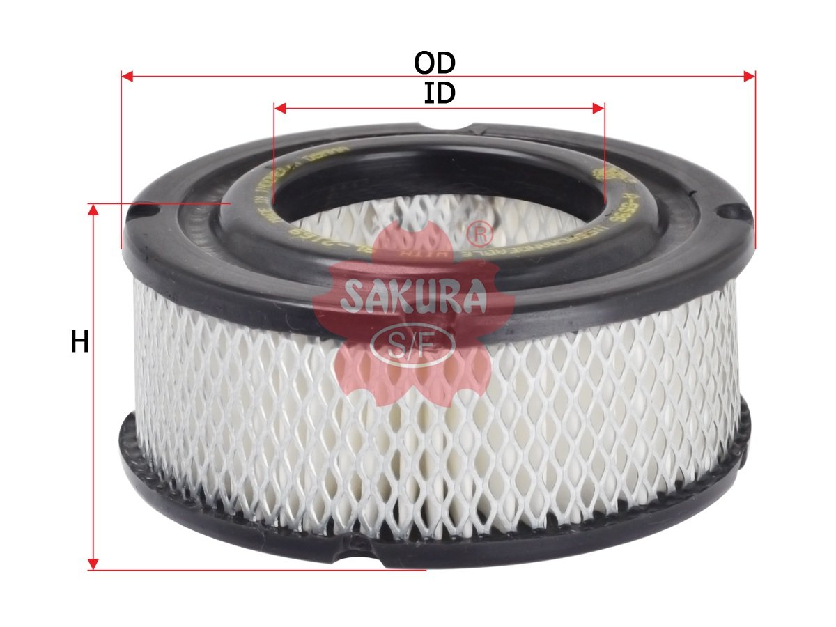Filtro de aire SAKURA A5596 para BENDIX, CATERPILLAR y 3 marcas más