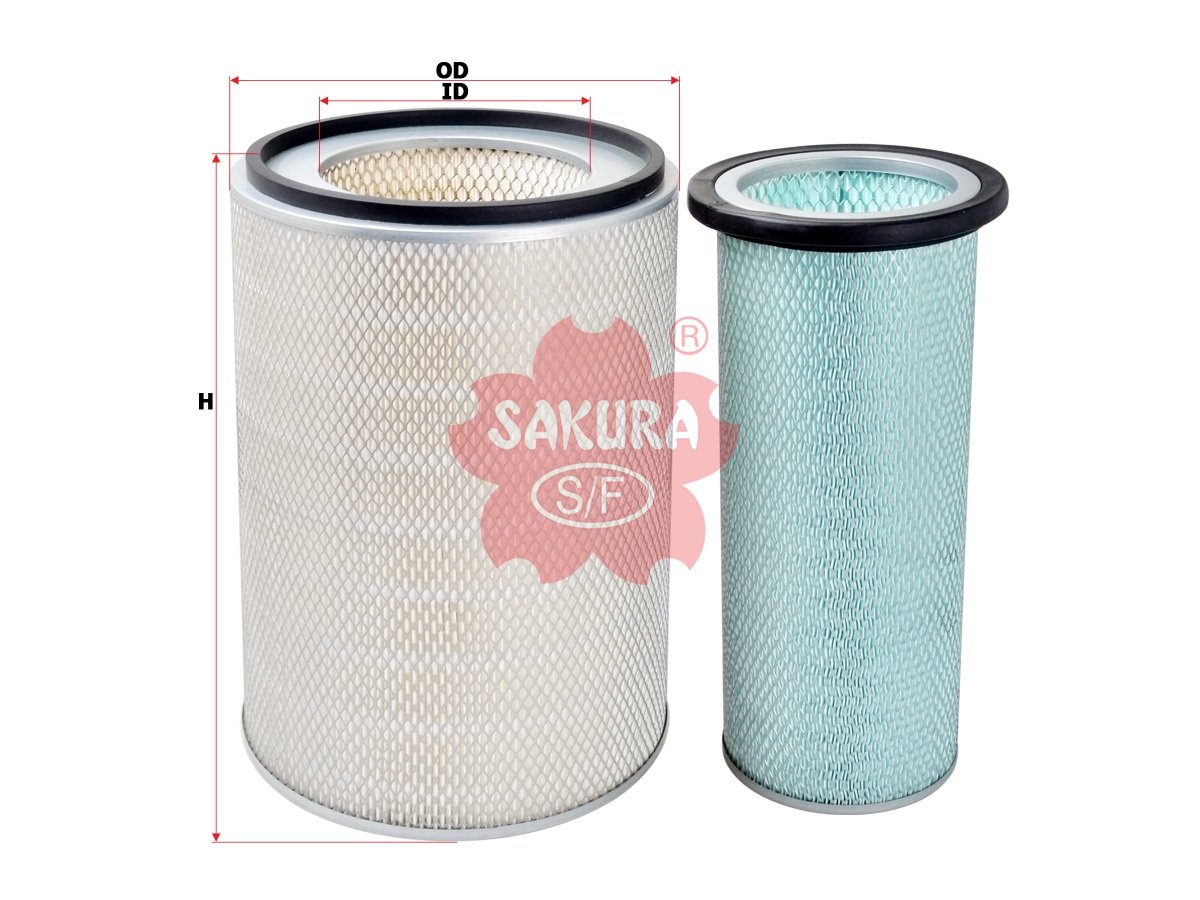 A5653S Filtro de aire SAKURA A5653S para SANY, XCMG y XGMA