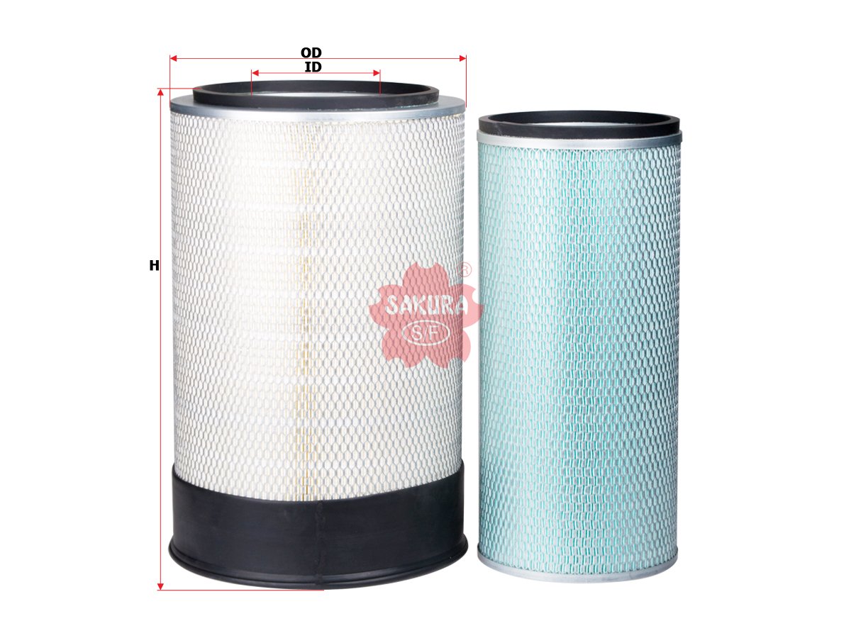 A57270S Filtro de aire SAKURA A57270S para CAMC, KING LONG y 2 marcas más