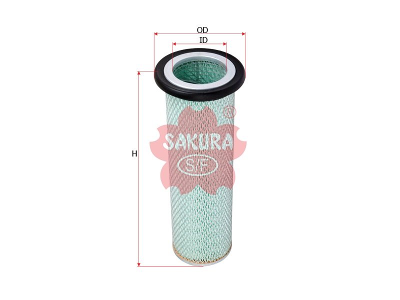 A6009 Filtro de aire SAKURA A6009 para ALLIS CHALMERS, ASTRA y 46 marcas más