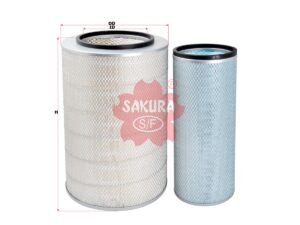 Filtro de aire SAKURA A6010S para JOHN DEERE