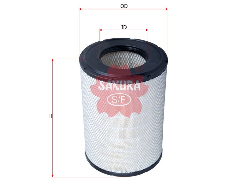 A6036 Filtro de aire SAKURA A6036 para GMC, ISUZU y 2 marcas más