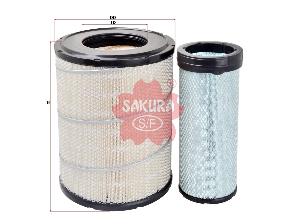 A6038S Filtro de aire SAKURA A6038S para CHEVROLET, GMC y 2 marcas más
