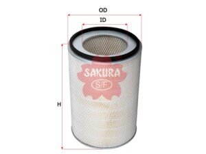 Filtro de aire SAKURA A6113 para AIRMAN, ALLIS CHALMERS y 56 marcas más