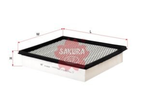 Filtro de aire SAKURA A6523 para CADILLAC, CHEVROLET y GMC