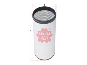 Filtro de aire SAKURA A6802 para BOMAG, CASE y 12 marcas más
