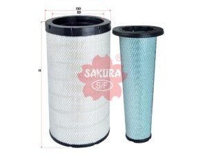 Filtro de aire SAKURA A68510S para LIEBHERR