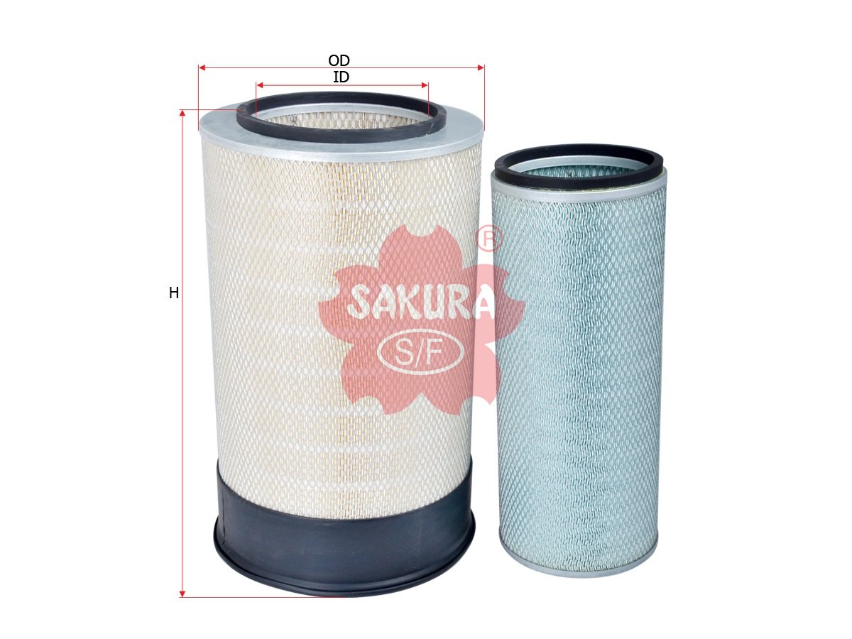 A6909S Filtro de aire SAKURA A6909S para INGERSOLL RAND y TEREX