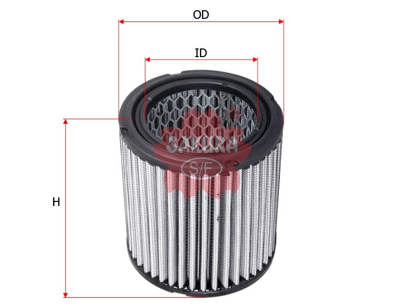 Filtro de aire SAKURA A69210 para INGERSOLL RAND