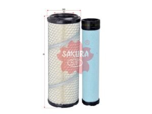 Filtro de aire SAKURA A70020S para AMMANN, ATLAS WEYHAUSEN y 18 marcas más