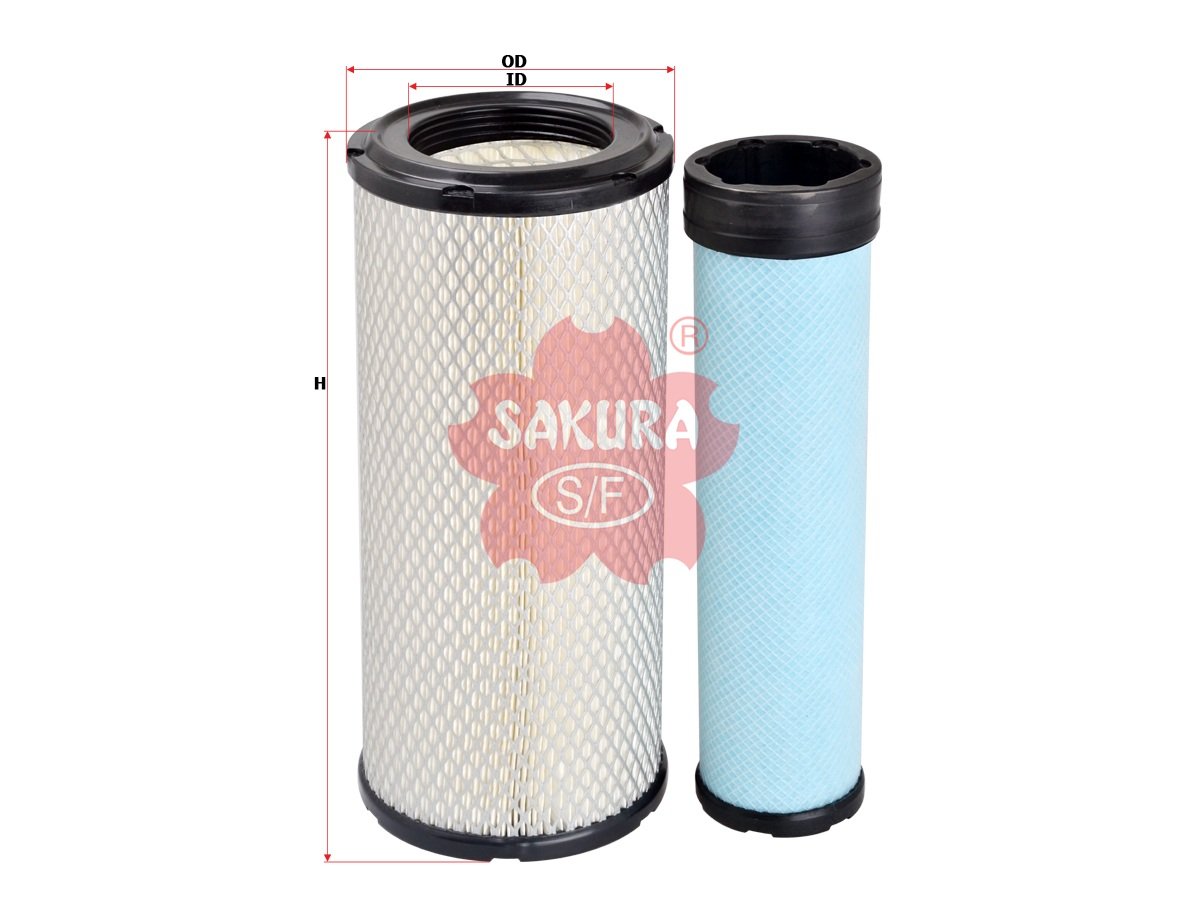 A7003S Filtro de aire SAKURA A7003S para FIAT-AGRI