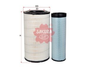 Filtro de aire SAKURA A7119S para ASTRA, EUCLID y 5 marcas más
