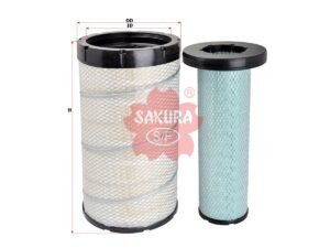 Filtro de aire SAKURA A71380S para FORD, INTERNATIONAL TRUCKS y 2 marcas más