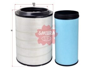Filtro de aire SAKURA A71490S para VOLVO