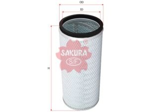 Filtro de aire SAKURA A7607 para JOHN DEERE, NISSAN y TIMBERJACK