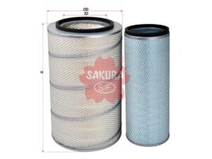 Filtro de aire SAKURA A7615S para DRESSER, GALION y KOMATSU