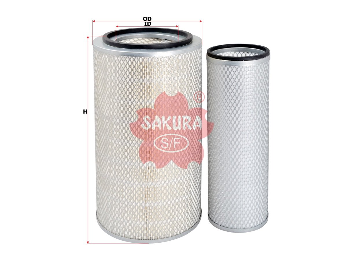 A7633S Filtro de aire SAKURA A7633S para DRESSER, FORD y 2 marcas más