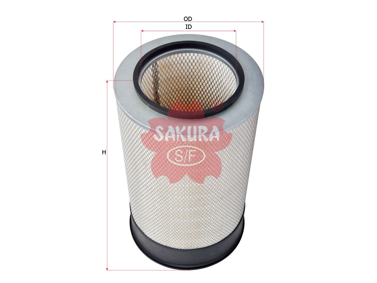 A7907 Filtro de aire SAKURA A7907 para INGERSOLL RAND, JOHN DEERE y 3 marcas más