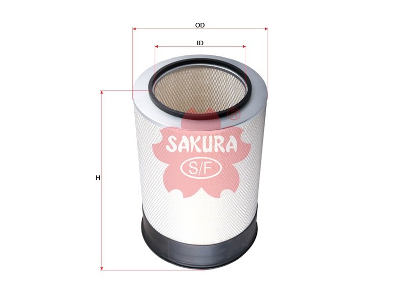 A7945 Filtro de aire SAKURA A7945 para BANDIT INDUSTRIES, CLARK y 3 marcas más