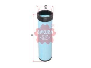 Filtro de aire SAKURA A8670 para AGCO, ATLAS COPCO y 15 marcas más