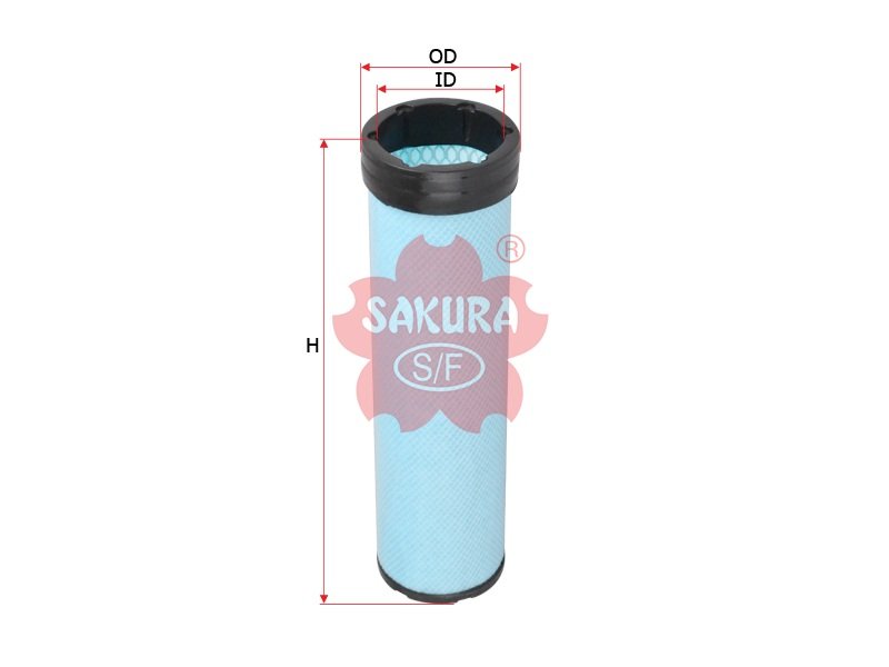 A8670 Filtro de aire SAKURA A8670 para AGCO, ATLAS COPCO y 15 marcas más
