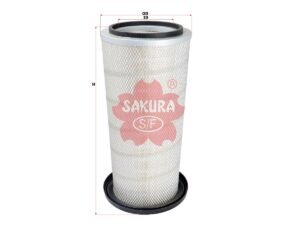 Filtro de aire SAKURA A8681 para FREIGHTLINER, KENWORTH y PETERBILT