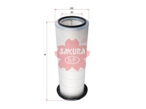 Filtro de aire SAKURA A8684 para MACK y PETERBILT