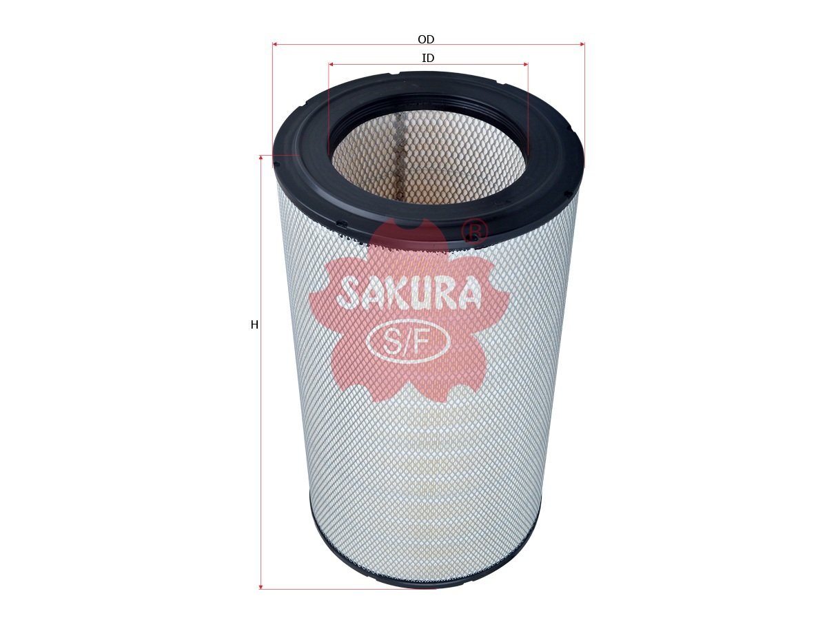 A8686 Filtro de aire SAKURA A8686 para CASE, CATERPILLAR y 6 marcas más