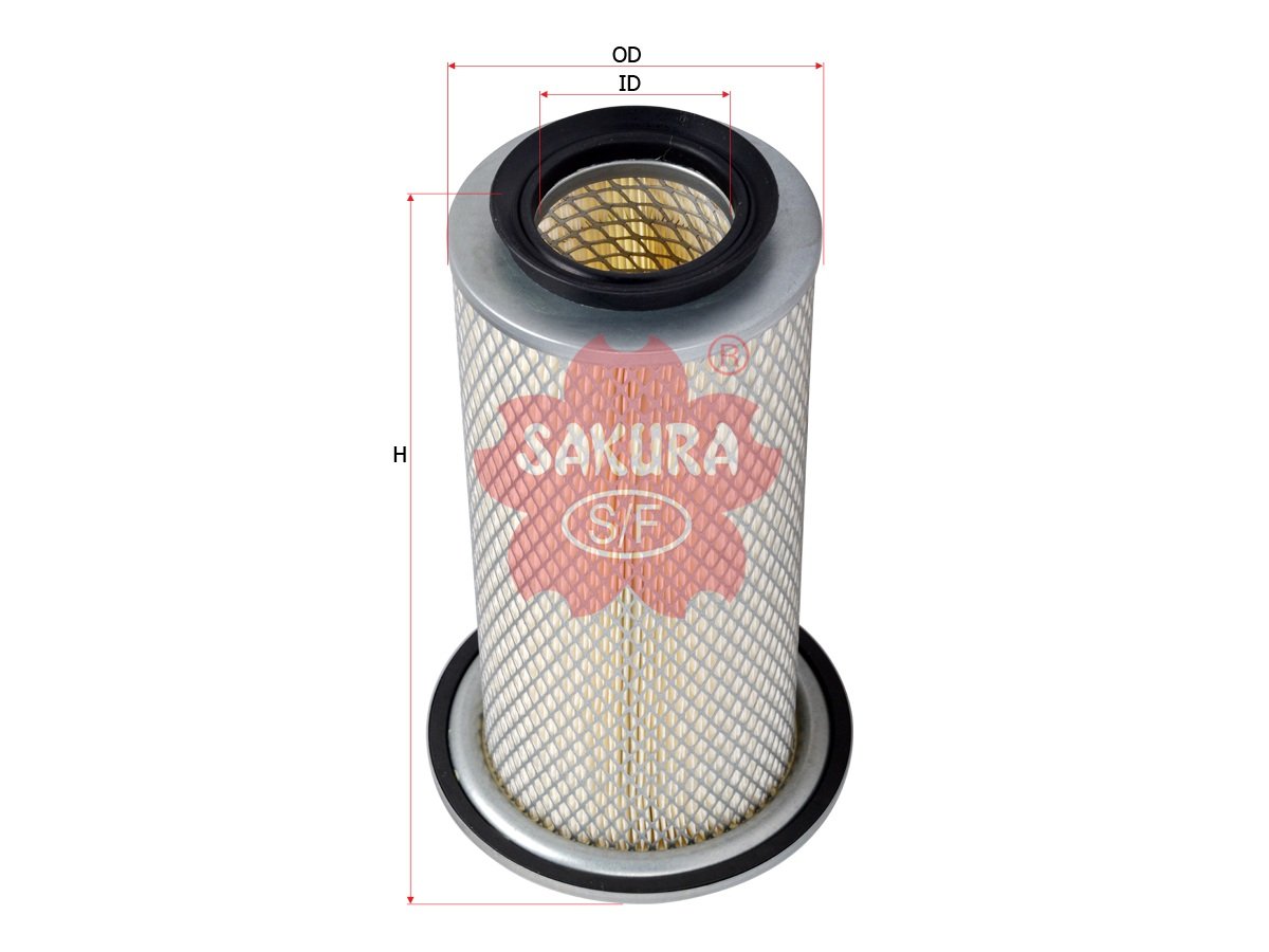 A8810 Filtro de aire SAKURA A8810 para CASE, KUBOTA y YUCHAI