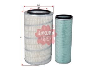 Filtro de aire SAKURA A89050S para DAEWOO