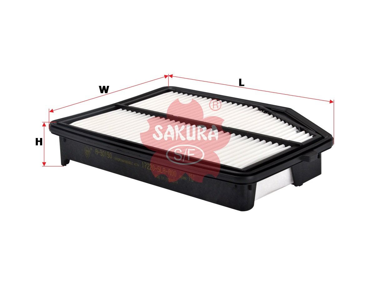 A90190 Filtro de aire SAKURA A90190 para HONDA