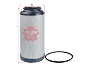 Filtro de aire SAKURA A95020 para KENWORTH y PETERBILT