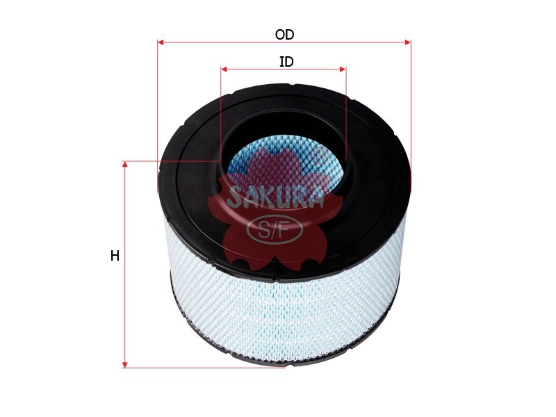 Filtro de aire SAKURA AH5502 para CATERPILLAR