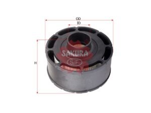 Filtro de aire SAKURA AH7911 para ALASKA DIESEL, HANOMAG-HENSCHEL y 3 marcas más