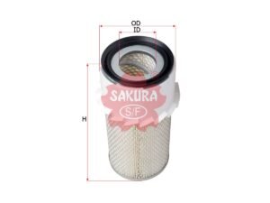Filtro de aire SAKURA AS1014 para ALASKA DIESEL, ALLIS CHALMERS y 98 marcas más