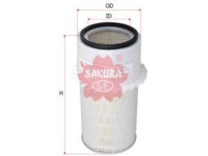 Filtro de aire SAKURA AS1024 para ADAMS, AIRMAN y 47 marcas más