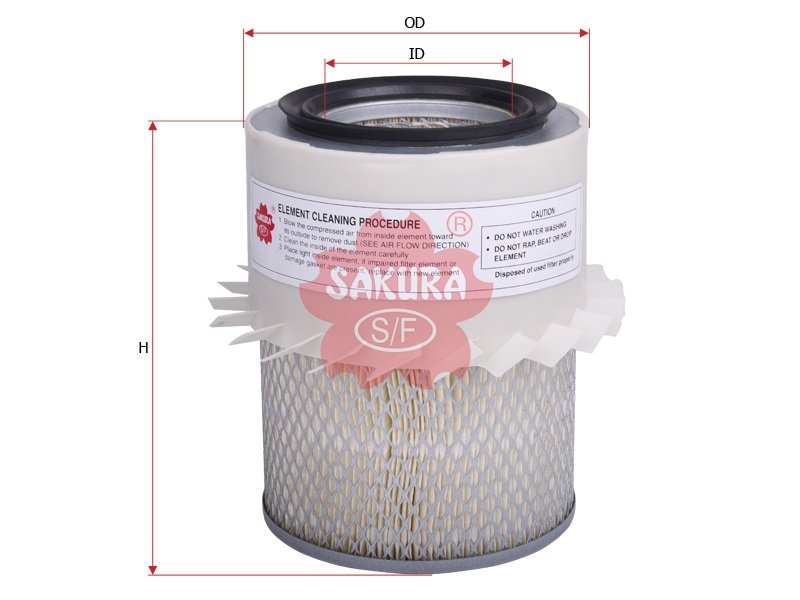 AS1201 Filtro de aire SAKURA AS1201 para DAIHATSU