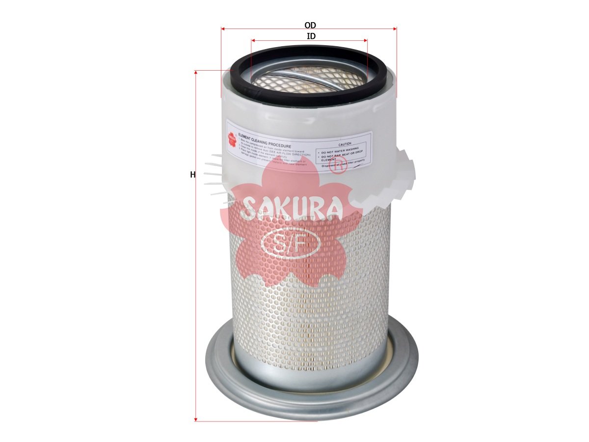 AS2212 Filtro de aire SAKURA AS2212 para AMMANN, CATERPILLAR y 10 marcas más