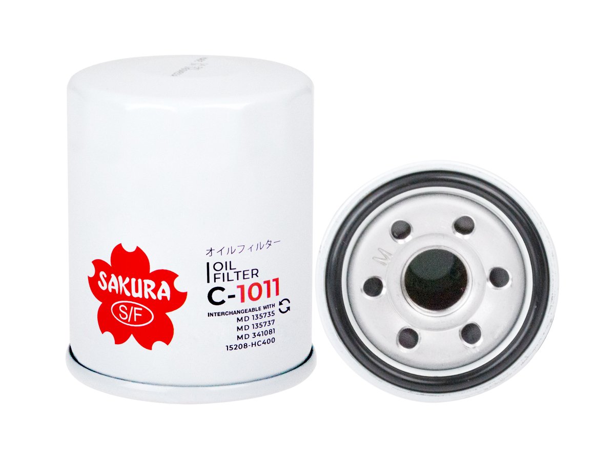 C1011 Filtro de aceite SAKURA C1011 para AIRMAN, BAIC y 24 marcas más