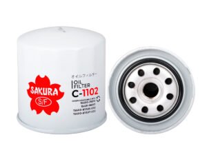 Filtro de aceite SAKURA C1102 para ALLIS CHALMERS, ATLAS COPCO y 2 marcas más