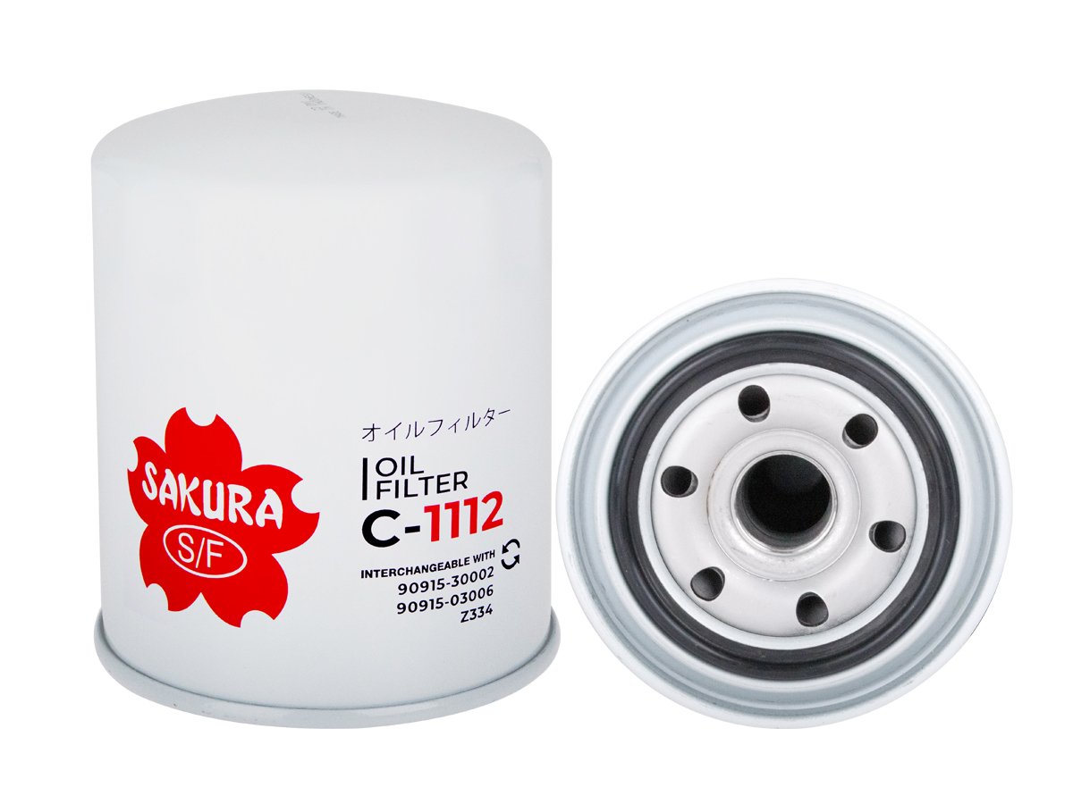 C1112 Filtro de aceite SAKURA C1112 para DAIHATSU, FORD y 6 marcas más