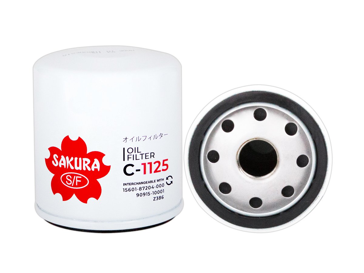C1125 Filtro de aceite SAKURA C1125 para CHEVROLET, DAIHATSU y 12 marcas más