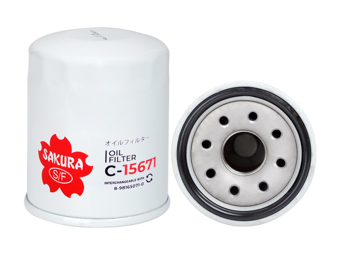 C15671 Filtro de aceite SAKURA C15671 para ISUZU