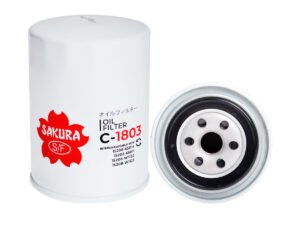 Filtro de aceite SAKURA C1803 para FIAT HITACHI, KOMATSU y 4 marcas más