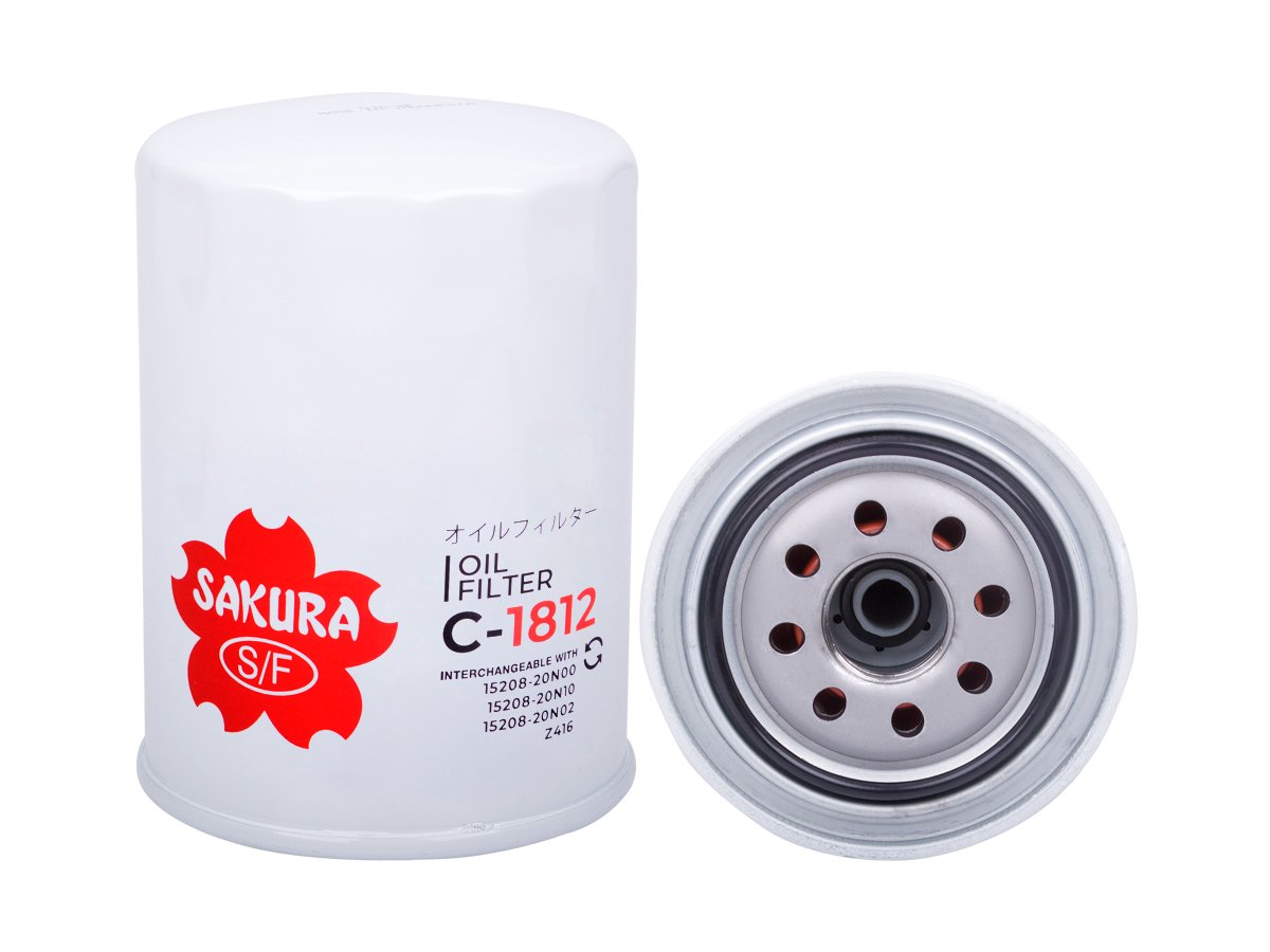 C1812 Filtro de aceite SAKURA C1812 para ISUZU y NISSAN