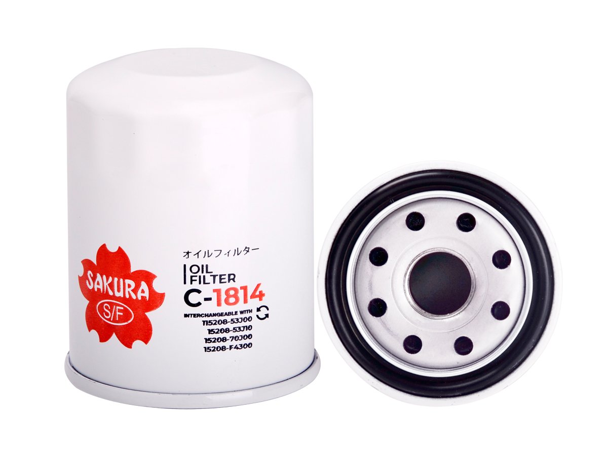 Filtro de aceite SAKURA C1814 para MAZDA, MITSUBISHI y NISSAN