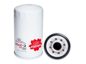 Filtro de aceite SAKURA C2708 para CASE, HITACHI y 5 marcas más